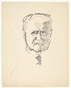 Studie til portræt af drmed Carl Lorentzen 1860-1932