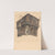 Studie van de bovenste verdieping van een hoekhuis by Johannes Bosboom