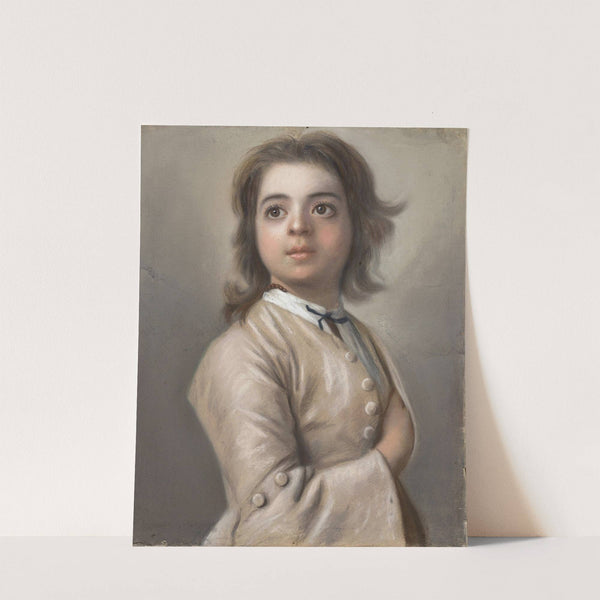 Studie van een jongen ten halven lijve by Jean-Etienne Liotard