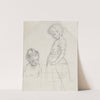 Studie van twee kinderen by August Allebé
