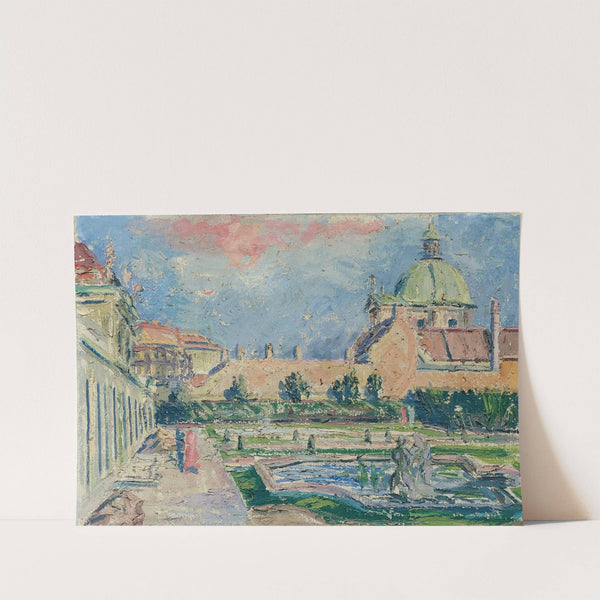 Studie vom Belvedere by Johann Laurer