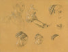 Studie zu ‘Hermann und Dorothea im Weinberg’