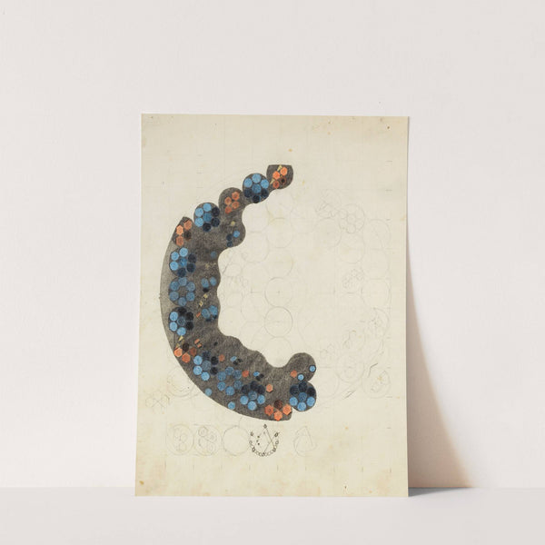 Studie zum Glasfenster im Zwinglihaus Zürich-Wiedikon by Otto Meyer-Amden