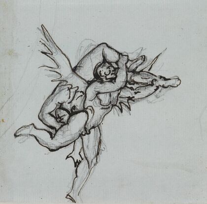 Studie zum Ratsherrn von Lucca (Dante Inferno, Canto 21, V 34)
