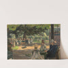 Studie zum ,Restaurationsgarten in Leiden (1900) by Max Liebermann