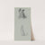 Studienblatt; Kniende weibliche Gewandfigur by Jakob Becker