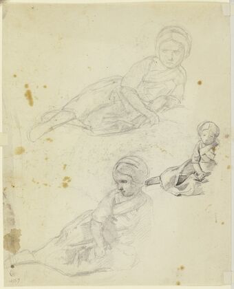 Knee-length portrait of a lady
