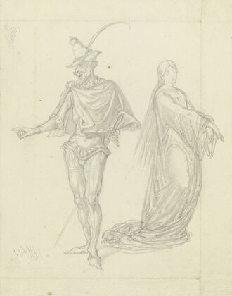 Studienblatt; Mephisto sowie Lady Macbeth oder Gretchen