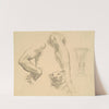 Studies for &#039;Classic and Romantic Art&#039; by John Singer Sargent