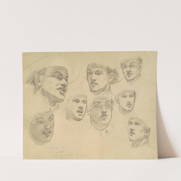 Studies for &#039;Entering the War&#039; by John Singer Sargent