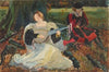 Studies for ‘Fair is my love’, painting in the Municipal Art Gallery, Preston,Â England.