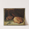 Studies for foot in &#039;Jesus Giving the Keys to Saint Peter&#039; by Jean Auguste Dominique Ingres