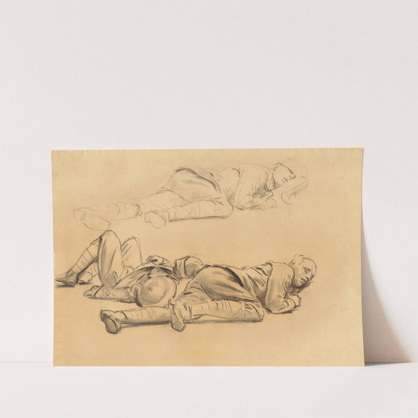 Studies for ‘Gassed’ II (1918-1919) by John Singer Sargent