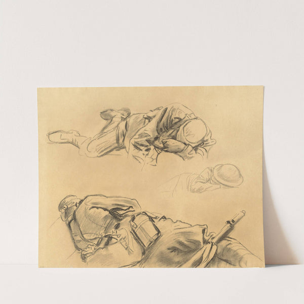 Studies for ‘Gassed’ IV (1918-1919) by John Singer Sargent