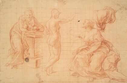 Studies for ‘Hercules at the Crossroads’ and for theÂ ‘Nativity’