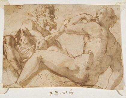 Studies for Recumbent Allegorical Figures
