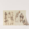 Studies for Shylock by Richard Parkes Bonington