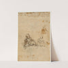 Studies for the Christ Child with a Lamb (1503–1506) by Leonardo da Vinci