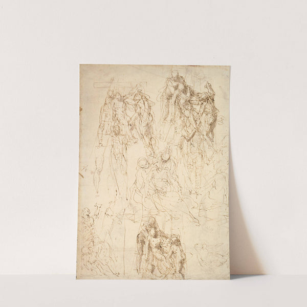 Studies for the Deposition by Aurelio Luini