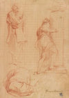 Studies for the Fall of Simon Magus