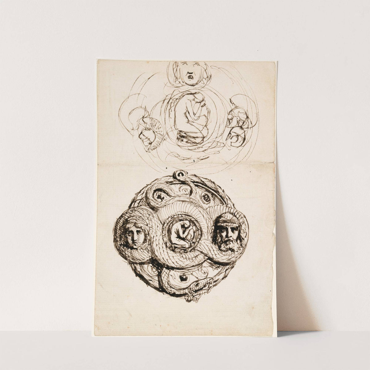 Studies for the Gold Fibula Presented to Helen Faucit by Frederic William Burton