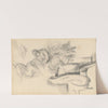 Studies Including a Straw Hat (1895-1898) by Paul Cézanne