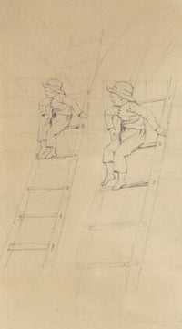 Studies of a Boy on a Ladder