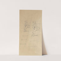 Studies of a Boy on a Ladder (c. 1840-1850) by James Goodwyn Clonney