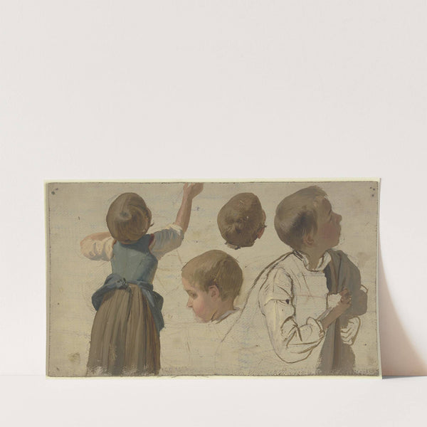 Studies of a child. by Jakob Becker