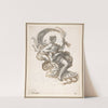 Studies of a Reclined Woman on a Seashell, for the Triumph of Galatea by Paolo de Matteis