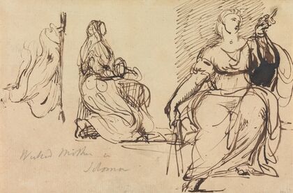 Studies of a Seated Woman