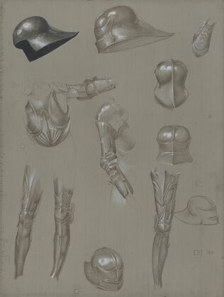 Studies of a Suit of Armor