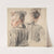 Studies of a Woman Wearing a Cap by Jean-Antoine Watteau