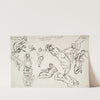 Studies of ‘Agriculture,’ Palais Bourbon, Paris (1833–35) by Eugène Delacroix