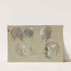 Studies of an Elderly Woman (c. 1870-1890) by Enoch Wood Perry Jr.