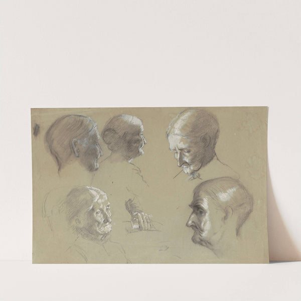 Studies of an Elderly Woman (c. 1870-1890) by Enoch Wood Perry Jr.