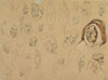 Studies of Arab Heads and Figures (after 1832)