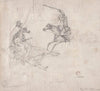 Studies of Arabian warriors – tracing from the composition “Moors in the times of Philip III” (1852)