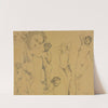 Studies of Female Nudes by Henri Fantin-Latour