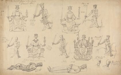 Studies of Figures and Seals from Sandfords Geneal History