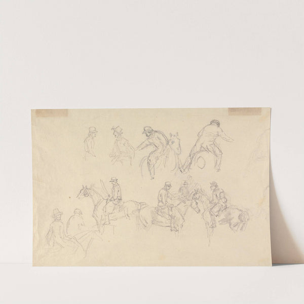 Studies of Figures on Horseback by Sawrey Gilpin