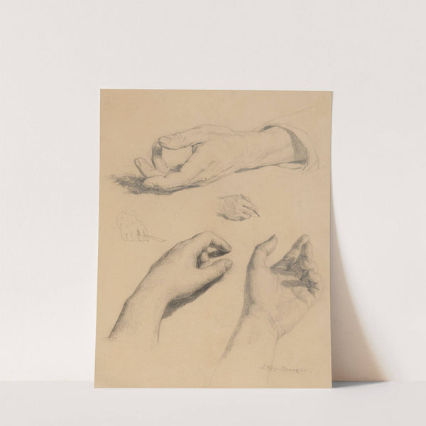 Studies of Hands by Maria Klass-Kazanowska