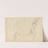 Studies of Men Running by William Etty
