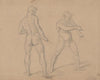 Studies of nude males to the painting ‘Martyrdom of St. Josaphat Kuntsevych’