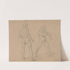 Studies of nude males to the painting &#039;Martyrdom of St. Josaphat Kuntsevych&#039; by Józef Simmler