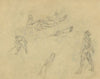 Studies of soldiers in various positions