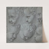 Studies of the Head of an Infant (after a three-dimensional model) by Poppi (Francesco Morandini)
