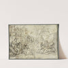 Studies of the Holy Family and Saint John the Baptist (1705-10) by Claude Gillot