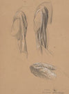 Studies of the queen’s dress sleeves for the painting ‘Queen Jadwiga’s Oath’