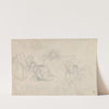 Studies of the Virgin and Holy Women for ‘The Lamentation’ (1842–43) by Eugène Delacroix